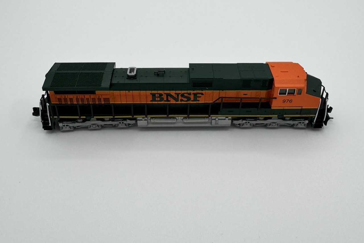 Small KATO N-scale BNSF locomotive from Judy's collection